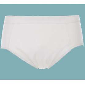 Figi damskie wielokrotnego użytku na nietrzymanie moczu ( inkontynencję stopnia 1, 2 ) z warstwami chłonnymi, BIAŁE DryMed